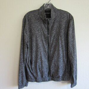 OUTDOOR VOICES Gray Speckled Pattern Lightweight M Full Zip Pockets Jacket